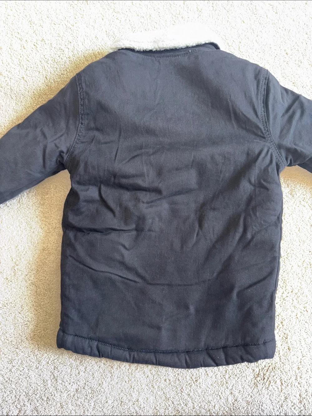 NWT Little Bipsy Black Sherpa Jacket
